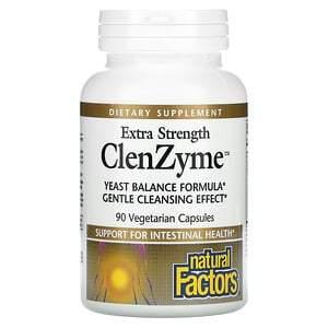 Natural Factors, Extra Strength ClenZyme, 90 Vegetarian Capsules - HealthCentralUSA