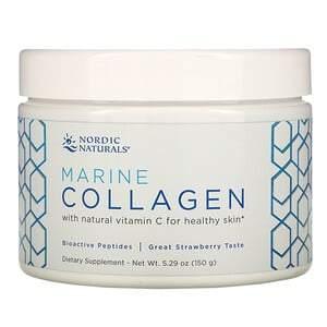 Nordic Naturals, Marine Collagen, Strawberry, 5.29 oz (150 g) - HealthCentralUSA