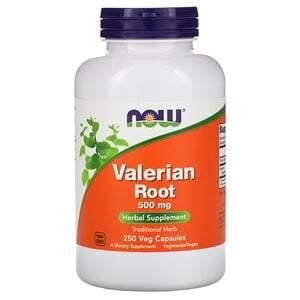 Now Foods, Valerian Root, 500 mg, 250 Veg Capsules - HealthCentralUSA
