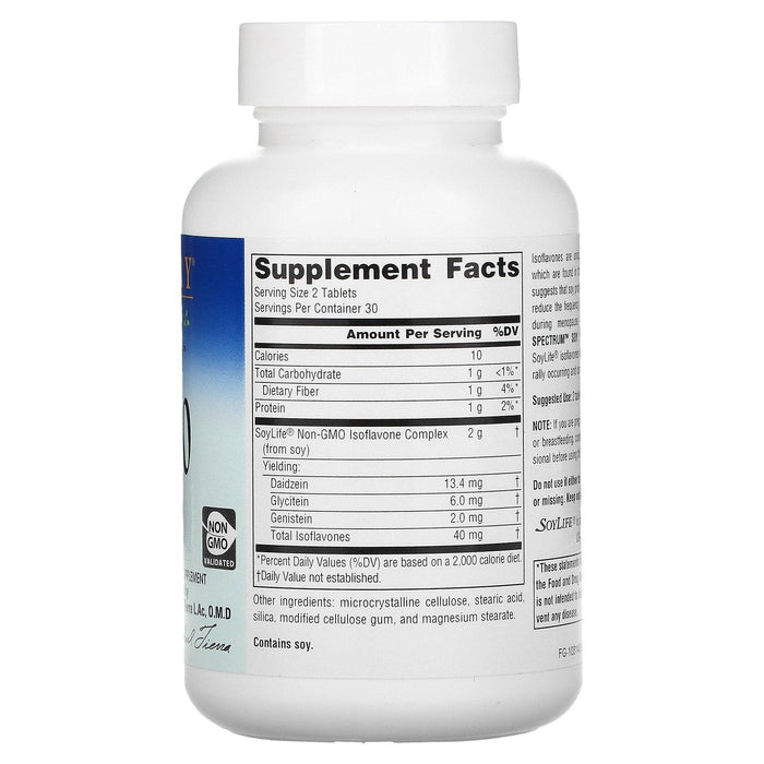 Planetary Herbals, Full Spectrum Soy 1000, 1,000 mg, 60 Tablets - HealthCentralUSA