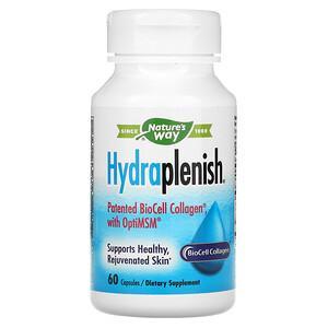 Nature's Way, Hydraplenish, Patented BioCell Collagen with OptiMSM, 60 Capsules - HealthCentralUSA
