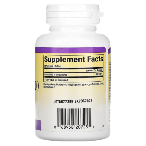 Natural Factors, Coenzyme Q10, 400 mg, 60 Softgels - HealthCentralUSA