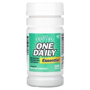 21st Century, One Daily, Essential, 100 Tablets - HealthCentralUSA