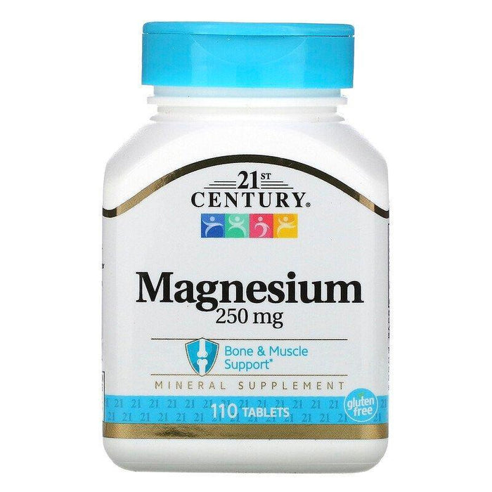 21st Century, Magnesium, 250 mg, 110 Tablets - HealthCentralUSA