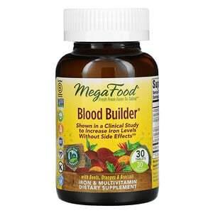 MegaFood, Blood Builder, 30 Tablets - HealthCentralUSA