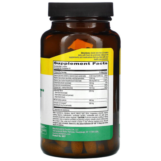 Country Life, Super 10 Antioxidant, 120 Tablets - HealthCentralUSA