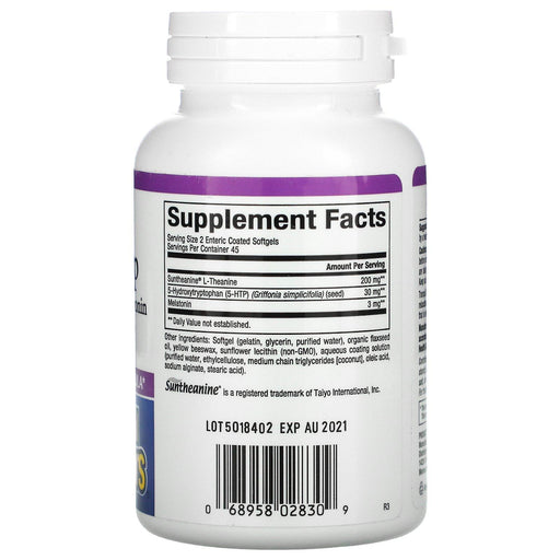 Natural Factors, Stress-Relax, Tranquil Sleep, 90 Enteric Coated Softgels - HealthCentralUSA