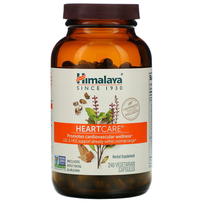 Himalaya, HeartCare, 240 Vegetarian Capsules - HealthCentralUSA