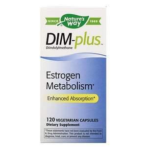 Nature's Way, DIM-plus, Estrogen Metabolism, 120 Vegetarian Capsules - HealthCentralUSA