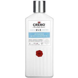 Cremo, 2 In 1 Shampoo & Conditioner, No. 15, Junipers & Eucalyptus, 16 fl oz (473 ml) - HealthCentralUSA