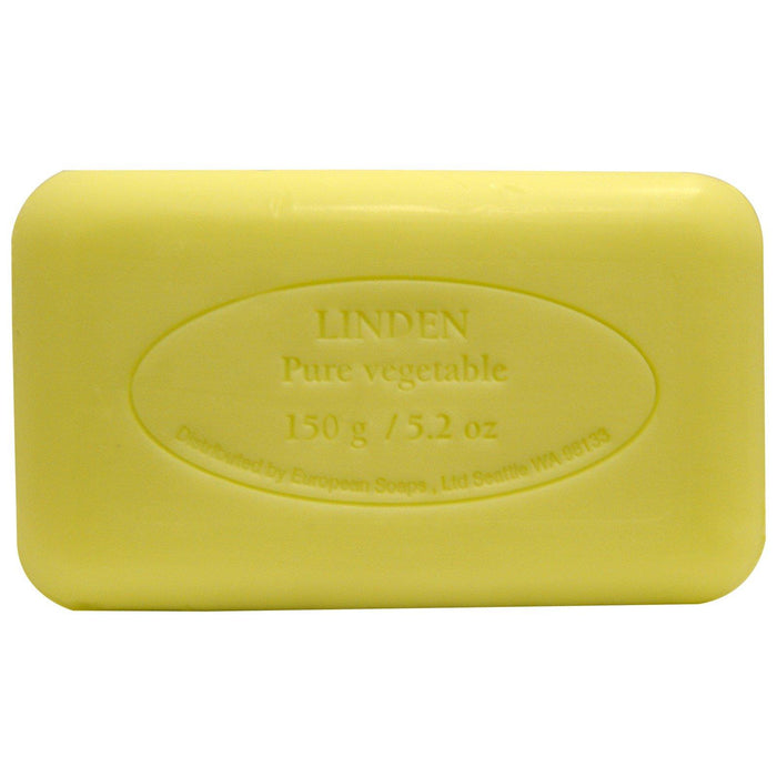 European Soaps, Pre de Provence, Bar Soap, Linden, 5.2 oz (150 g) - HealthCentralUSA