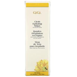 Gigi Spa, Cloth Epilating Strips for Soft Waxes, Large, 100 Strips - HealthCentralUSA