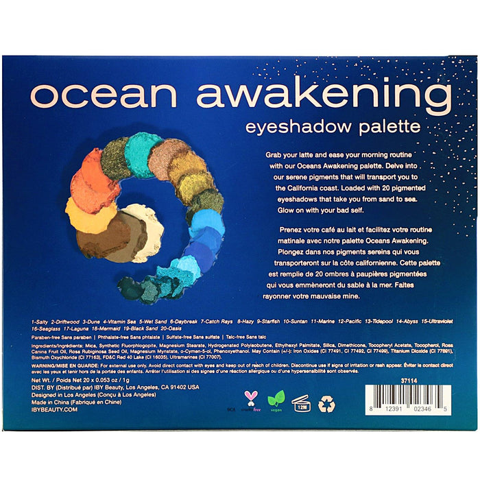 IBY Beauty, Eyeshadow Palette, Ocean Awakening, 0.7 oz (20 g) - HealthCentralUSA