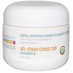 Nature's Baby Organics, Ah-Choo! Chest Rub, Eucalyptus, 2 oz (56.7 g) - HealthCentralUSA