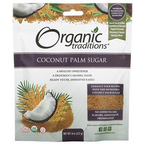 Organic Traditions, Coconut Palm Sugar, 8 oz (227 g) - HealthCentralUSA