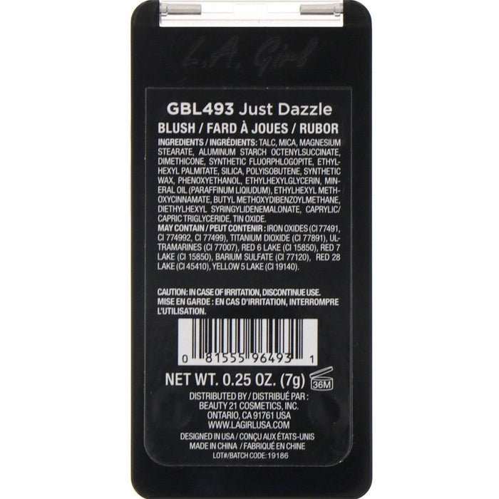 L.A. Girl, Just Blushing Powder, Just Dazzle, 0.25 oz (7 g) - HealthCentralUSA