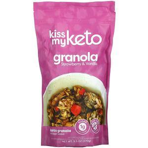 Kiss My Keto, Keto Granola, Strawberry & Vanilla, 9.5 oz (270 g) - HealthCentralUSA