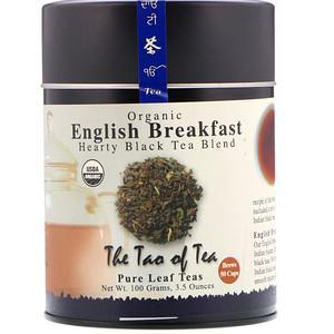 The Tao of Tea, Organic Hearty Black Tea Blend, English Breakfast, 3.5 oz (100 g) - HealthCentralUSA