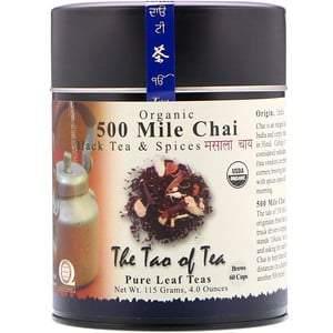 The Tao of Tea, Organic Black Tea & Spices, 500 Mile Chai, 4.0 oz (115 g) - HealthCentralUSA