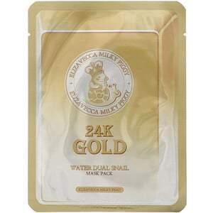 Elizavecca, Milky Piggy, 24k Gold Water Dual Snail Beauty Mask Pack, 10 Sheets, 0.88 oz (25 g) Each - HealthCentralUSA