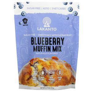 Lakanto, Blueberry Muffin Mix, 6.77 oz (192 g) - HealthCentralUSA
