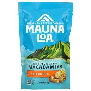 Mauna Loa, Dry Roasted Macadamias, Honey Roasted, 8 oz (226 g) - HealthCentralUSA