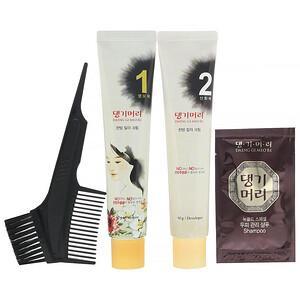 Doori Cosmetics, Daeng Gi Meo Ri, Medicinal Herb Hair Color, Black, 1 Kit - HealthCentralUSA
