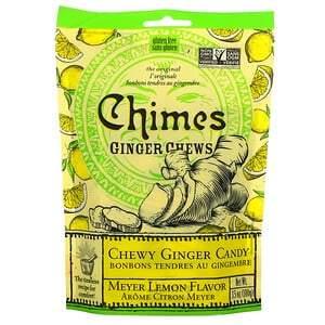 Chimes, Ginger Chews, Meyer Lemon Flavor, 3.5 oz (100 g) - HealthCentralUSA