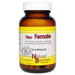 Natural Sources, Raw Female, 60 Capsules - HealthCentralUSA