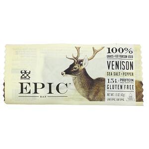 Epic Meat Bar - Venison Sea Salt Pepper Bar by Epic - Exclusive