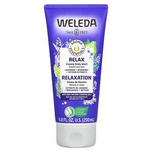 Weleda, Relax, Creamy Body Wash, Lavender + Bergamot + Vetiver Extracts, 6.8 fl oz (200 ml) - HealthCentralUSA