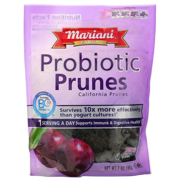 Mariani Dried Fruit, Family, Probiotic Prunes, 7 oz (198 g) - HealthCentralUSA
