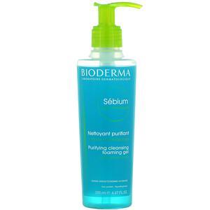 Bioderma, Sebium, Purifying Cleansing Foaming Gel, 6.67 fl oz (200 ml) - HealthCentralUSA