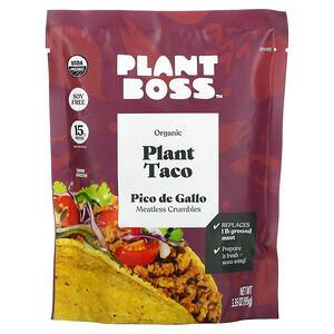 Plant Boss, Organic Plant Taco, Pico de Gallo, 3.35 oz (95 g) - HealthCentralUSA