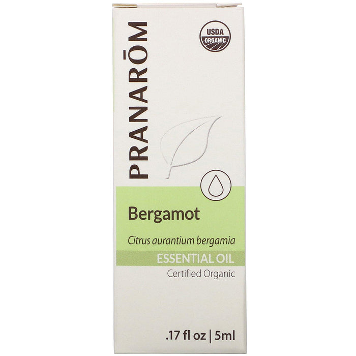 Pranarom, Essential Oil, Bergamot, .17 fl oz (5 ml) - HealthCentralUSA