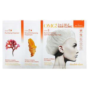 Double Dare, OMG! 3-in-1 Self Hair Clinic, For Hair Restore, 3 Step Kit - HealthCentralUSA