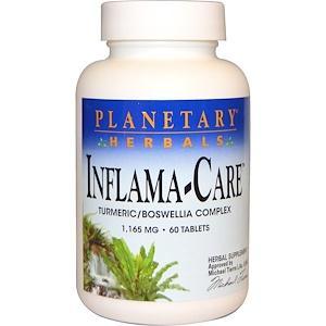 Planetary Herbals, Inflama-Care, 1,165 mg, 60 Tablets - HealthCentralUSA