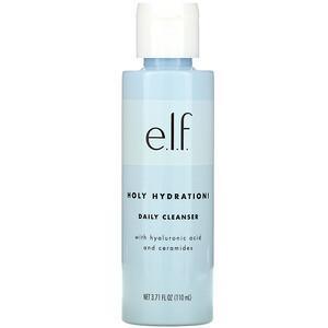 E.L.F., Holy Hydration! Daily Cleanser, 3.71 fl oz (110 ml) - HealthCentralUSA