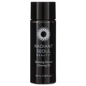 Radiant Seoul, Balancing Charcoal Cleansing Oil, Trial Size, 1.28 fl oz (38 ml - HealthCentralUSA