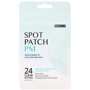 Avarelle, Spot Patch PM, 24 Clear Patches - HealthCentralUSA