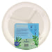 Repurpose, Heavy Duty, 10" Sectional Plates, 20 Count - HealthCentralUSA