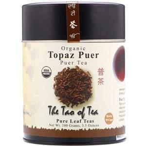 The Tao of Tea, Organic Puer Tea, Topaz Puer, 3.5 oz (100 g) - HealthCentralUSA