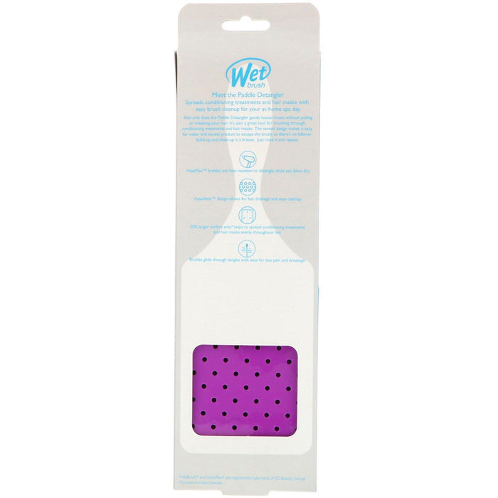 Wet Brush, Paddle Detangler Brush, Detangle, Purple, 1 Brush - HealthCentralUSA