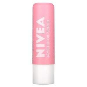 Nivea, Caring Scrub Super Soft Lips, Rosehip Oil + Vitamin E, 0.17 oz (4.8 g) - HealthCentralUSA