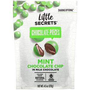 Little Secrets, Chocolate Pieces, Mint Chocolate Chip, 4.5 oz (128 g) - HealthCentralUSA