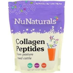 NuNaturals, Collagen Peptides, 14 oz (397 g) - HealthCentralUSA