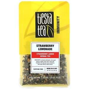 Tiesta Tea Company, Premium Loose Leaf Tea, Strawberry Lemonade, Caffeine Free, 2.0 oz (56.7 g) - HealthCentralUSA