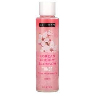 Freeman Beauty, Korean Cherry Blossom Toner, Pore Minimizer, Hydrating, 6.1 fl oz (180 ml) - HealthCentralUSA