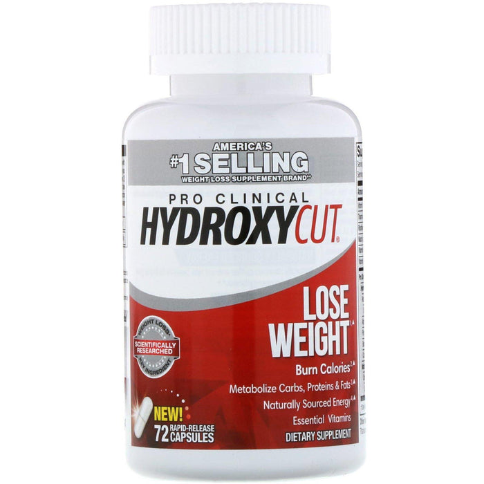 Hydroxycut, Pro Clinical Hydroxycut, Lose Weight, 72 Rapid-Release Capsules - HealthCentralUSA