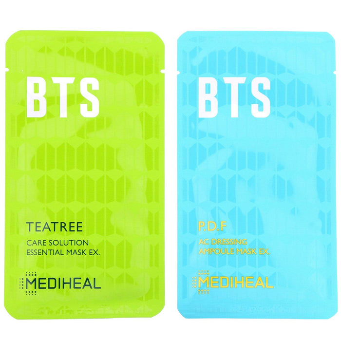 Mediheal, x BTS, Soothing Care Special Set, 10 Sheets, 490 ml - HealthCentralUSA